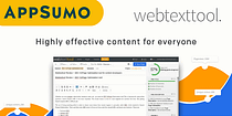 Appsumo Webtexttool. and is highly effective content for everyone with the look of how to improve the content you can make showing up here